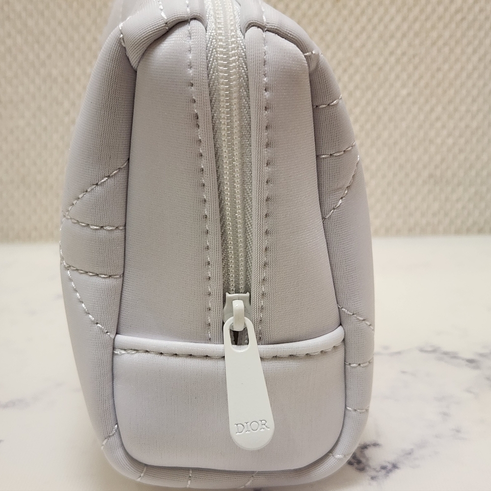 Dior Cosmetic Makeup Pouch Bag with White Zipper New No Tag - Picture 2 of 9